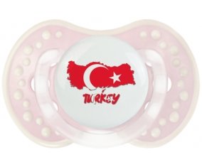Turkey maps Sucette LOVI Dynamic Retro-rose-tendre classique