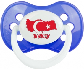 Turkey maps Tétine Anatomique Bleu classique