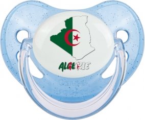Algerie maps Sucette Physiologique Bleue à paillette
