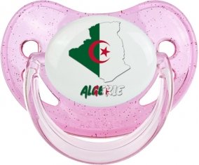 Algerie maps Sucette Physiologique Rose à paillette