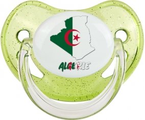 Algerie maps Sucette Physiologique Vert à paillette