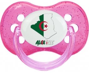 Algerie maps Tétine Cerise Rose à paillette