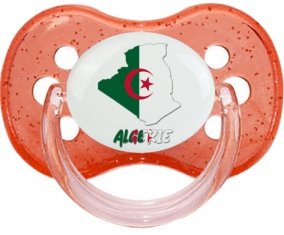 Algerie maps Tétine Cerise Rouge à paillette