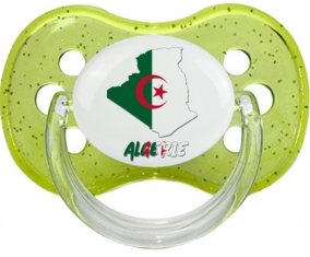 Algerie maps Tétine Cerise Vert à paillette