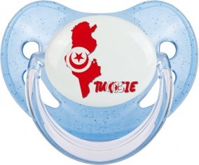 Tunisie maps Tétine Physiologique Bleue à paillette