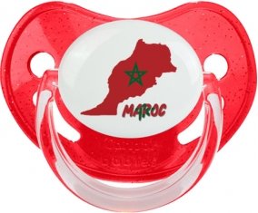Maroc maps Sucete Physiologique Rouge à paillette
