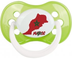 Maroc maps Sucette Anatomique Vert classique