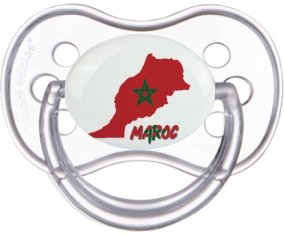 Maroc maps Sucette Anatomique Transparente classique