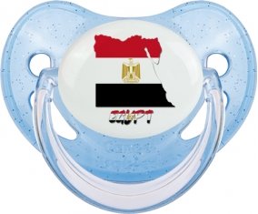 Egypt maps Sucette Physiologique Bleue à paillette