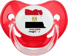 Egypt maps Sucette Physiologique Rouge à paillette