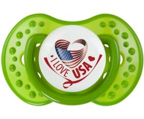 I Love Usa : Sucette LOVI Dynamic personnalisée