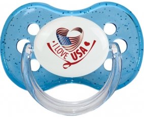 I Love Usa : Tétine Cerise personnalisée