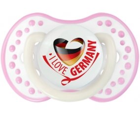 I Love Germany Sucete LOVI Dynamic Blanc-rose phosphorescente