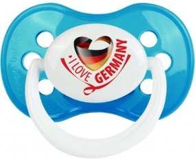I Love Germany Sucete Anatomique Cyan classique