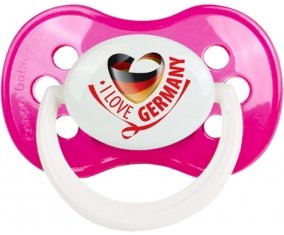 I Love Germany Sucete Anatomique Rose foncé classique
