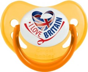 I Love Britain Sucete Physiologique Jaune phosphorescente