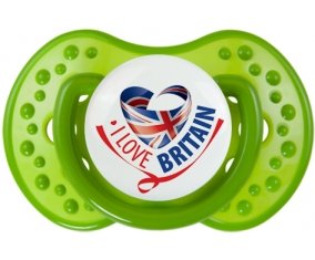 I Love Britain Tétine LOVI Dynamic Vert classique