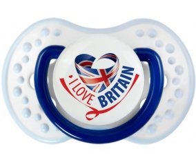 I Love Britain Tétine LOVI Dynamic Marine-blanc-bleu classique