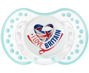 I Love Britain Tétine LOVI Dynamic Retro-blanc-lagon classique