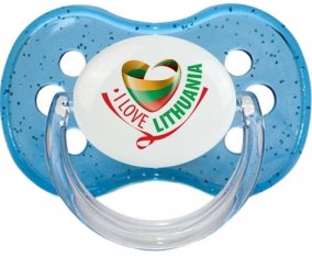 I Love Lithuania : Tétine Cerise personnalisée