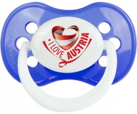 I Love Austria : Sucette Anatomique personnalisée