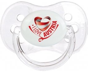 I Love Austria Sucete Cerise Transparent classique