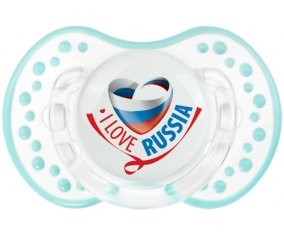 I Love Russia Tétine LOVI Dynamic Retro-blanc-lagon classique