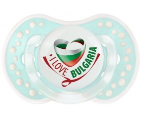 I Love Bulgaria Sucette LOVI Dynamic Retro-turquoise-lagon classique
