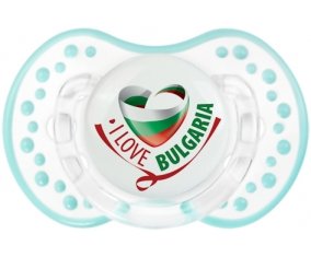 I Love Bulgaria Sucette LOVI Dynamic Retro-blanc-lagon classique