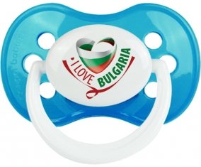 I Love Bulgaria Tétine Anatomique Cyan classique