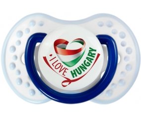 I Love Hungary Sucette LOVI Dynamic Marine-blanc-bleu classique