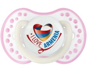 I Love Armenia Sucete LOVI Dynamic Blanc-rose phosphorescente