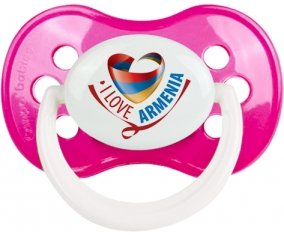 I Love Armenia Sucete Anatomique Rose foncé classique