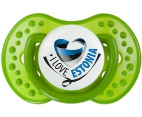 I Love Estonia Tétine LOVI Dynamic Vert classique