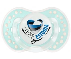 I Love Estonia Tétine LOVI Dynamic Retro-turquoise-lagon classique
