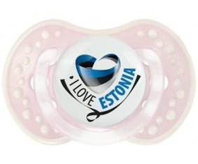 I Love Estonia Tétine LOVI Dynamic Retro-rose-tendre classique