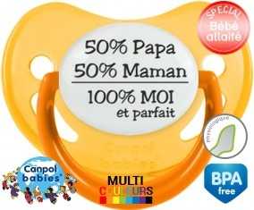 50% Papa 50% Maman 100% MOI et parfait: Sucette Physiologique-su7.fr