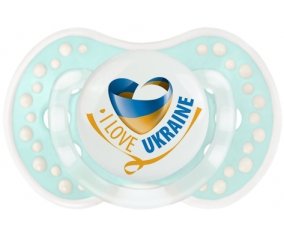 I Love Ukraine Sucette LOVI Dynamic Retro-turquoise-lagon classique