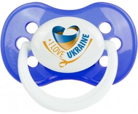 I Love Ukraine : Sucette Anatomique personnalisée