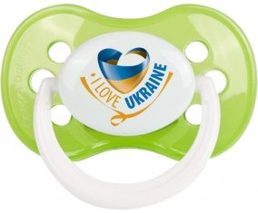 I Love Ukraine Sucette Anatomique Vert classique