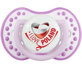 I Love Poland Sucete LOVI Dynamic Blanc-mauve classique