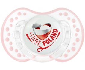 I Love Poland Sucete LOVI Dynamic Retro-blanc-rose-tendre classique