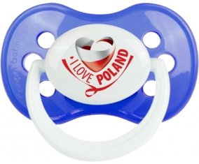 I Love Poland : Sucette Anatomique personnalisée