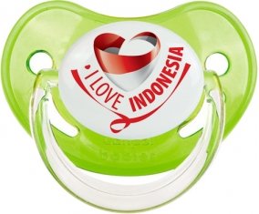 I Love Indonesia Sucete Physiologique Vert classique
