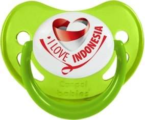 I Love Indonesia Sucete Physiologique Vert phosphorescente