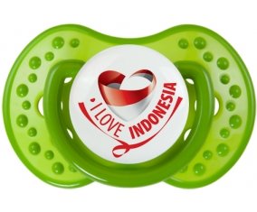 I Love Indonesia Tétine LOVI Dynamic Vert classique