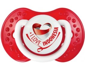 I Love Indonesia Tétine LOVI Dynamic Blanc-rouge classique