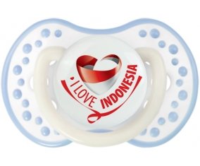 I Love Indonesia Tétine LOVI Dynamic Blanc-cyan classique