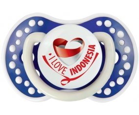 I Love Indonesia Tétine LOVI Dynamic Bleu-marine phosphorescente