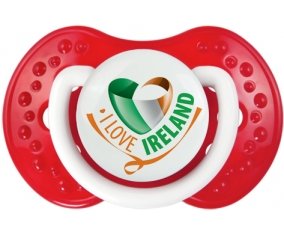 I Love Irland Sucette LOVI Dynamic Blanc-rouge classique